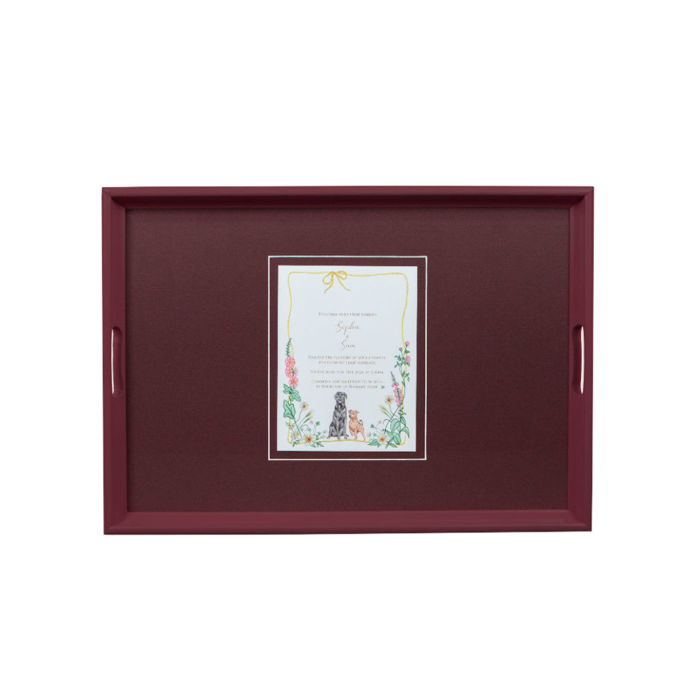 Farrow & Ball Painted Large Invitation Tray