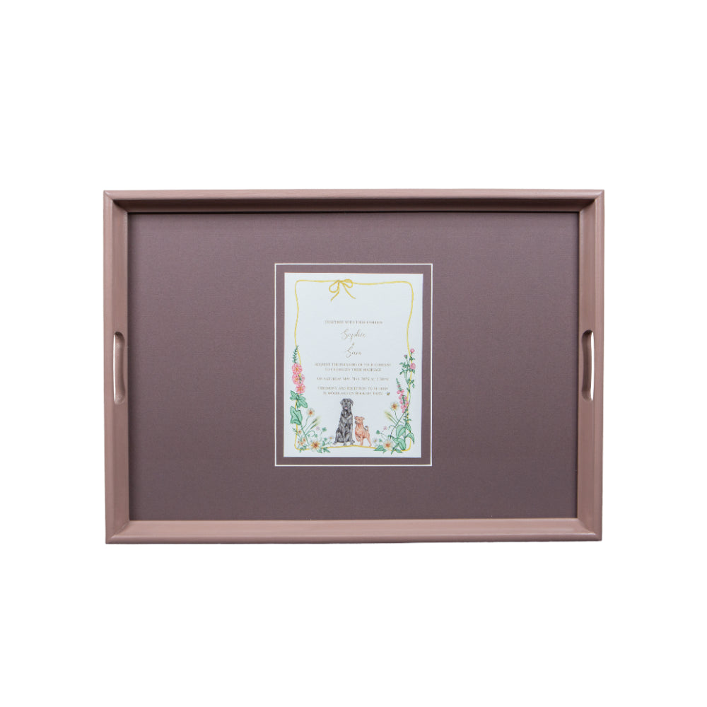 Farrow & Ball Painted Large Invitation Tray