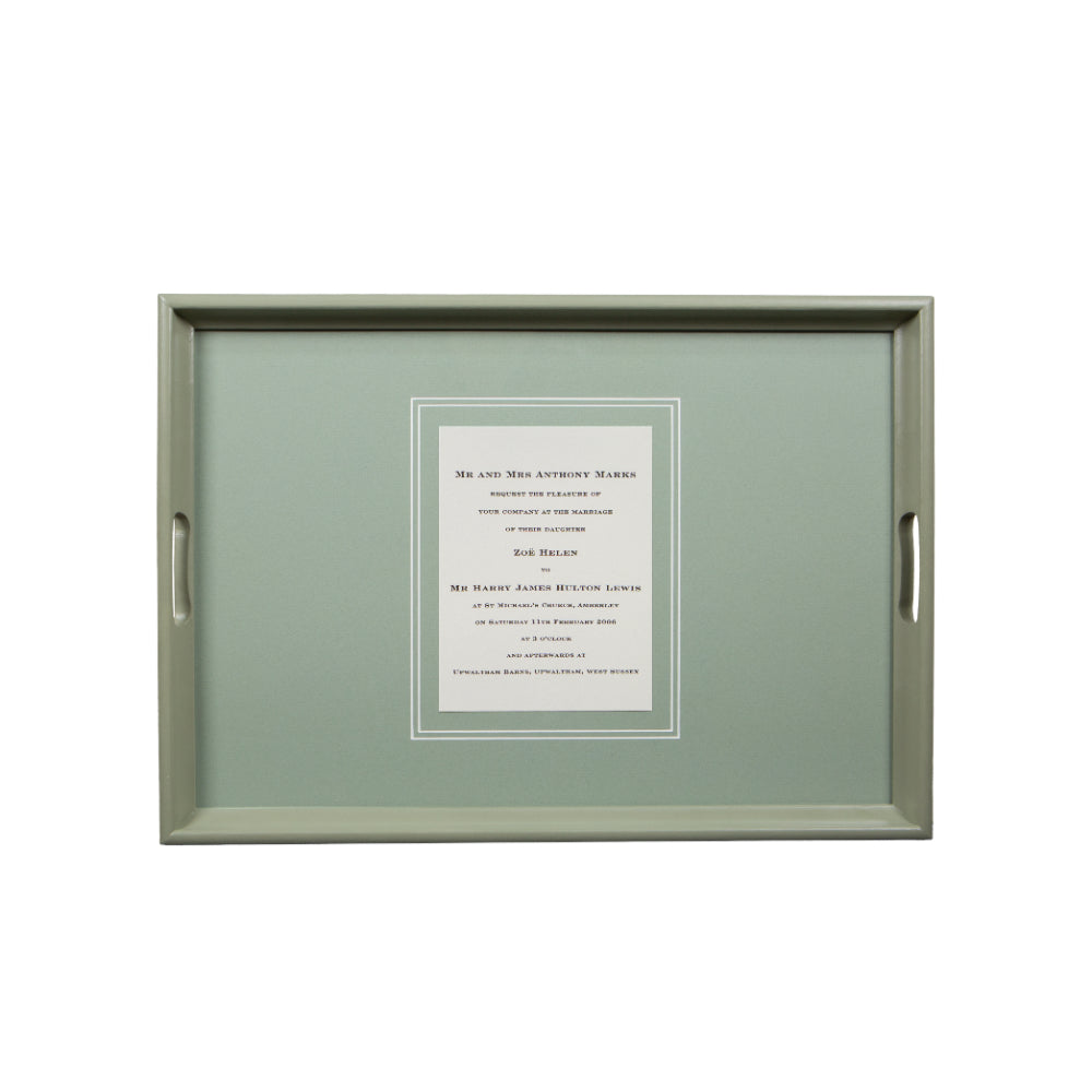 Farrow & Ball Painted Large Invitation Tray