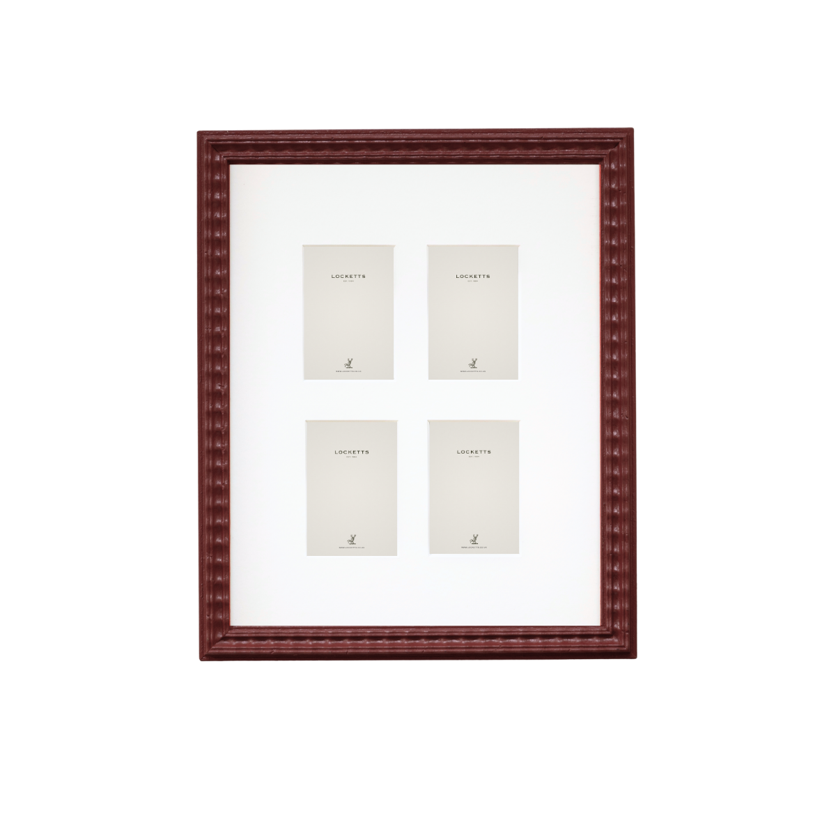 Farrow & Ball Painted Multi Aperture Textured Frame