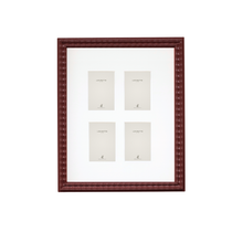 Farrow & Ball Painted Multi Aperture Textured Frame