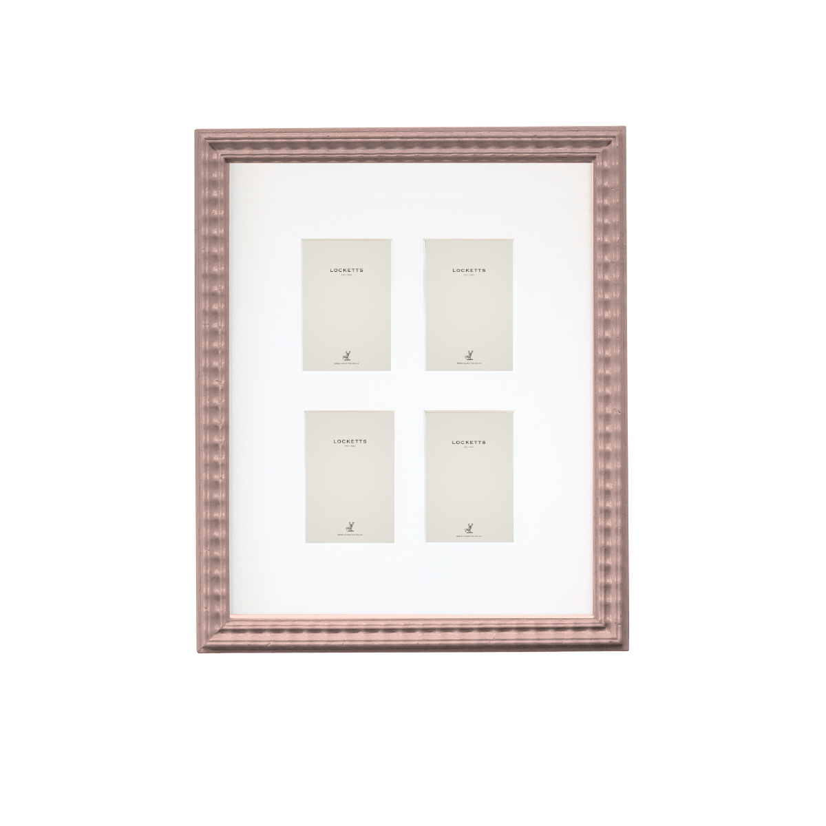 Farrow & Ball Painted Multi Aperture Textured Frame