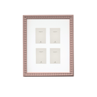 Farrow & Ball Painted Multi Aperture Textured Frame