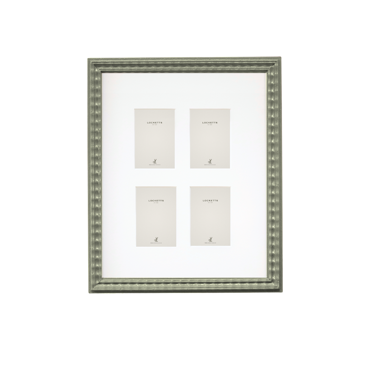 Farrow & Ball Painted Multi Aperture Textured Frame