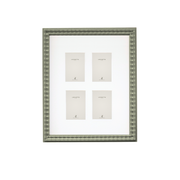 Farrow & Ball Painted Multi Aperture Textured Frame