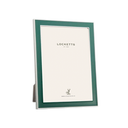Fern Green Enamel & Silver Frame