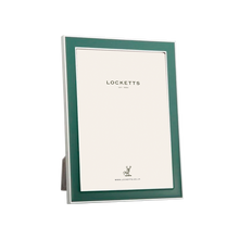 Fern Green Enamel & Silver Frame