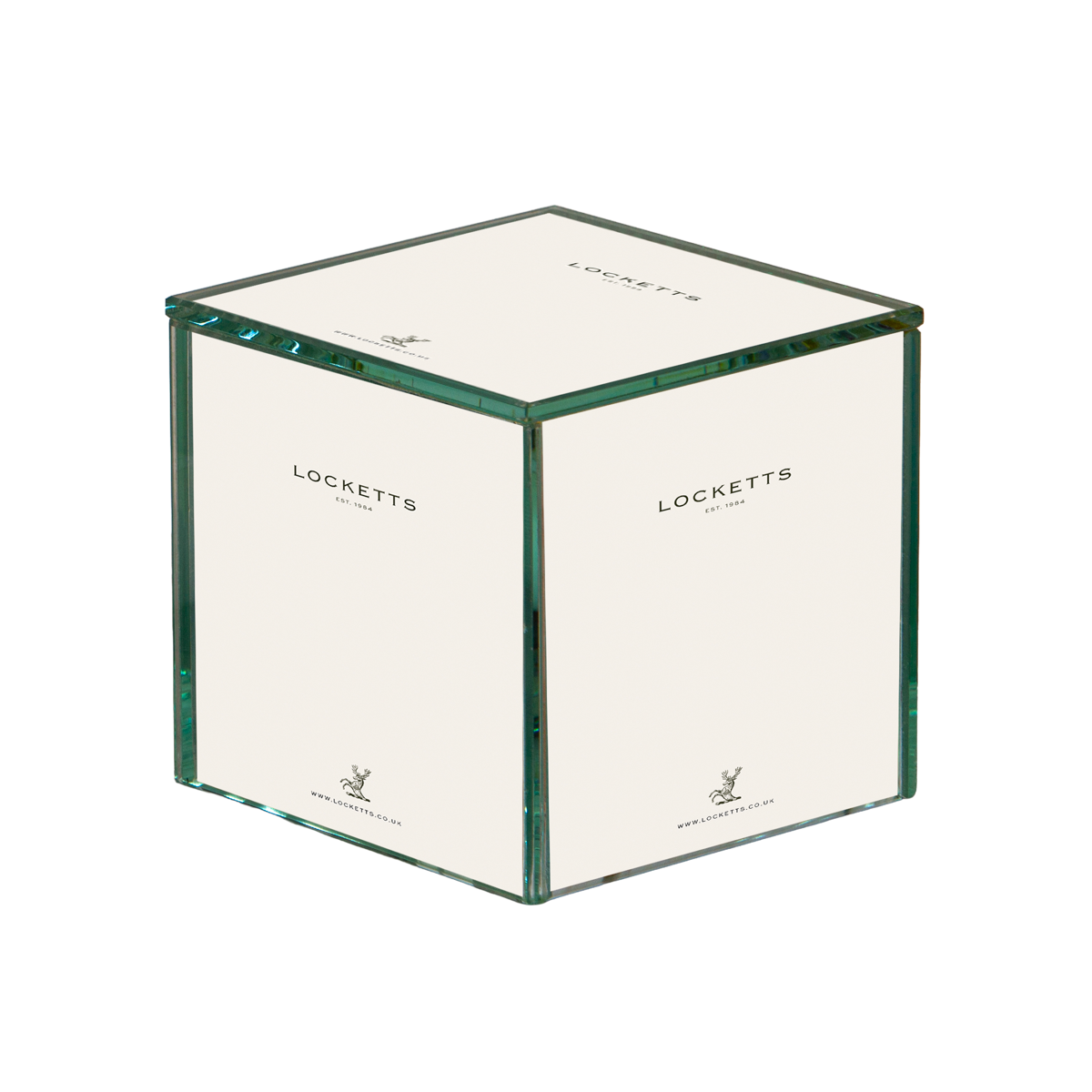 Glass Cube Photo Frame