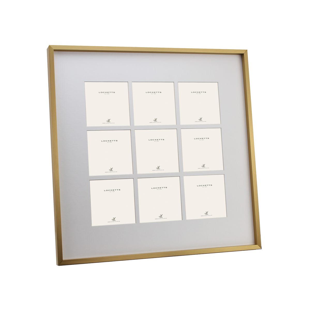 Gold Multi Aperture Photo Frame