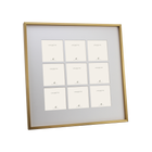 Gold Multi Aperture Photo Frame