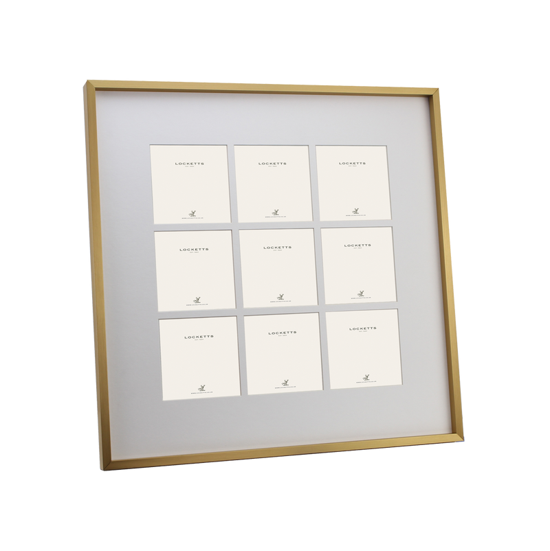 Gold Multi Aperture Photo Frame