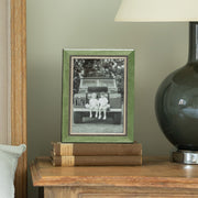 Green Chequered Inlay Photo Frame