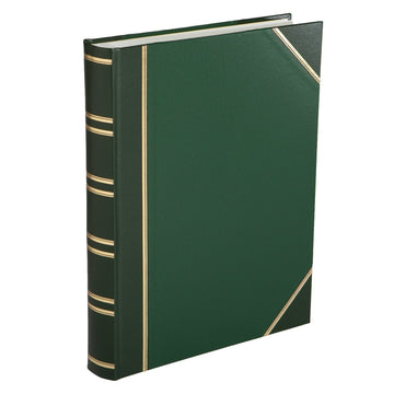 Traditional Large Portrait Photo Album Green