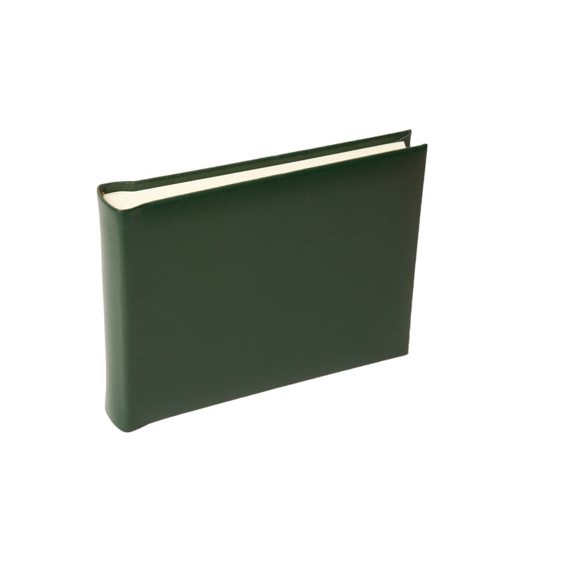 Small Leather Photo Album Green