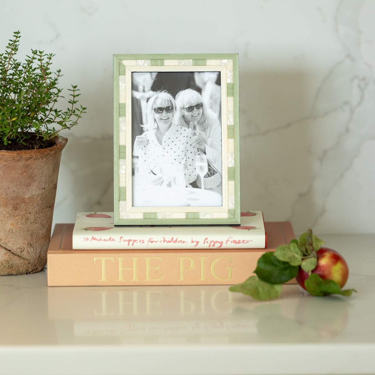 Green Pearl Inlay Photo Frame