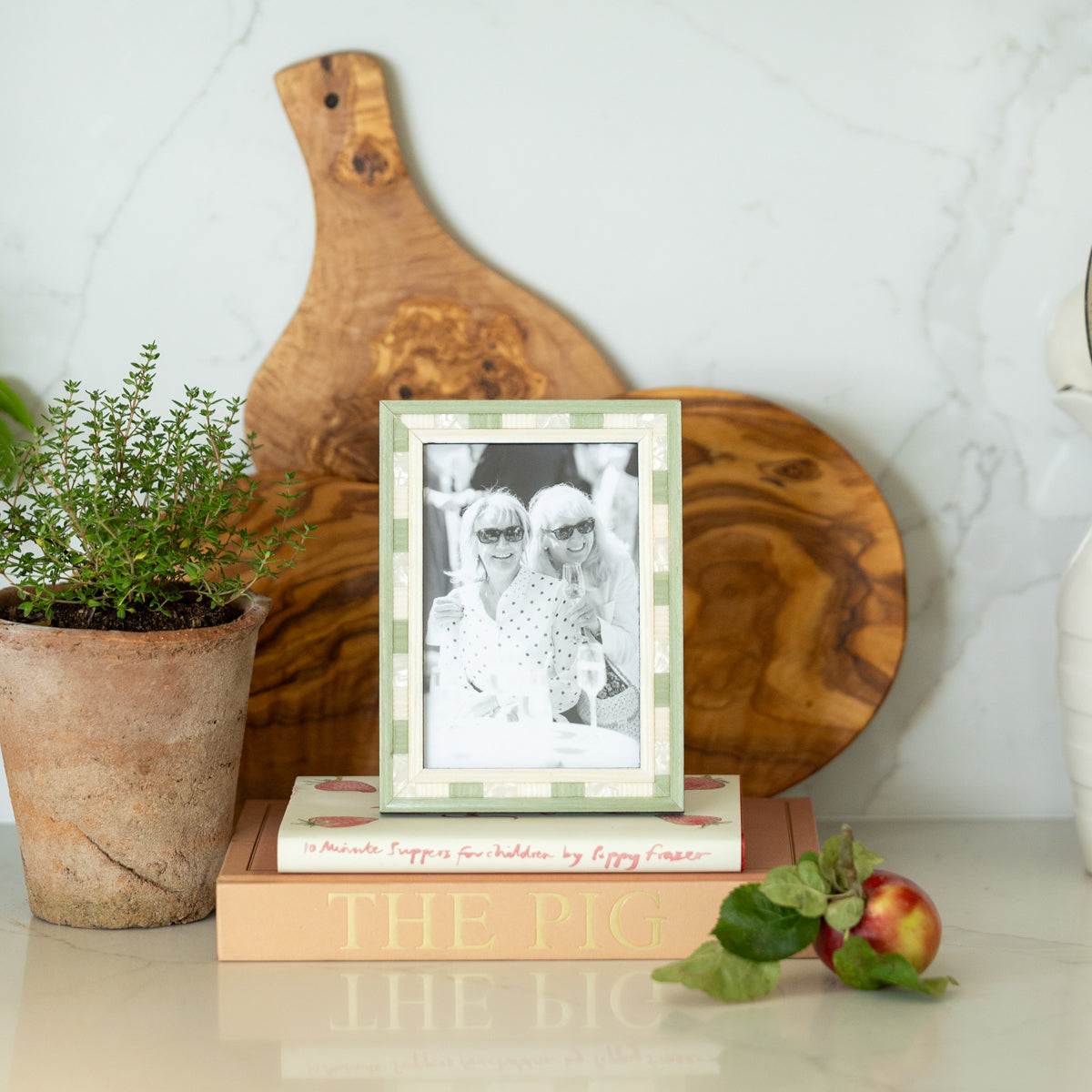 Green Pearl Inlay Photo Frame