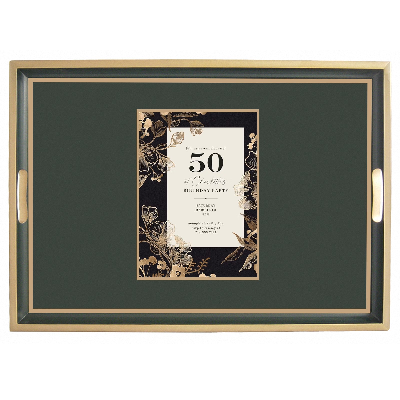 Large Wedding Invitation Tray