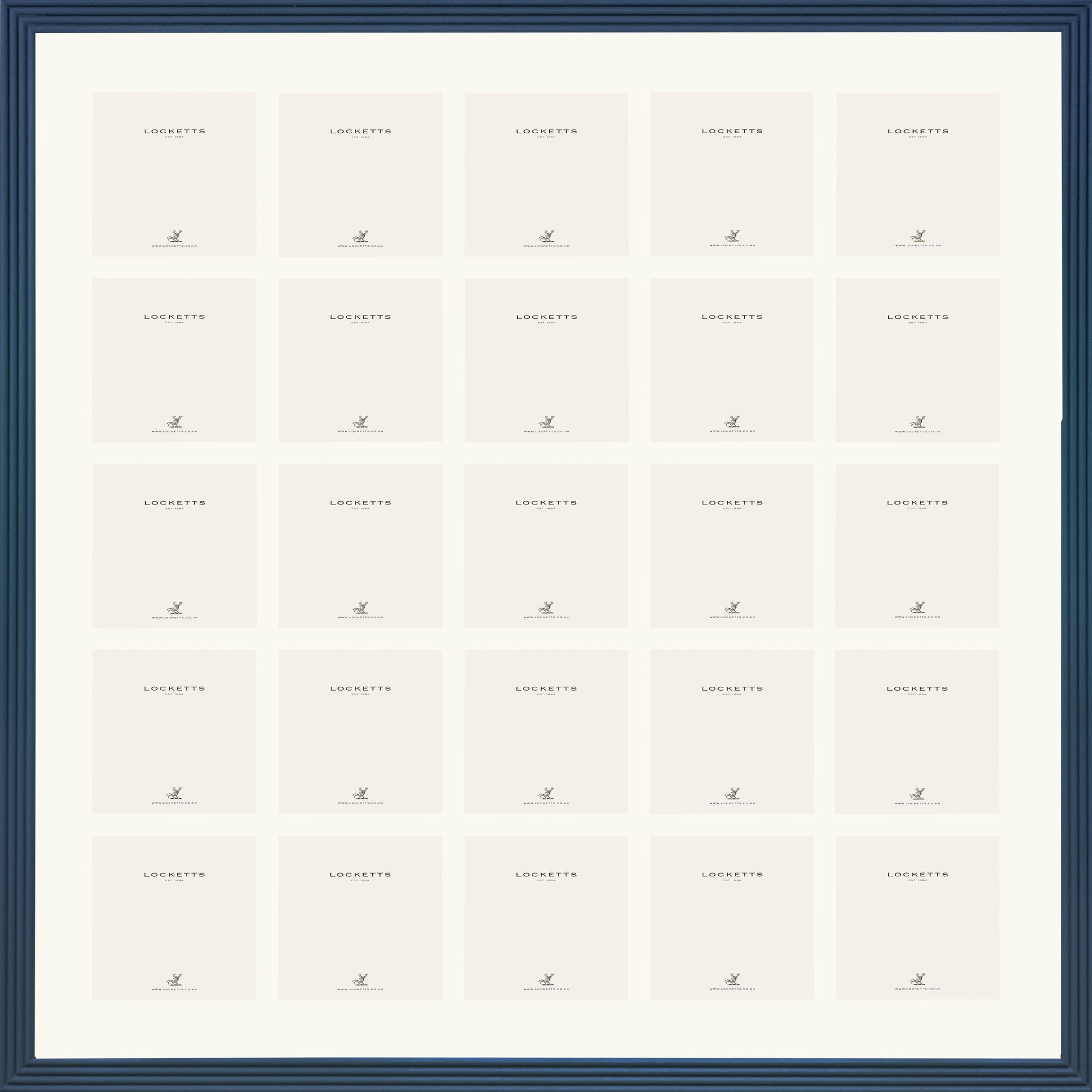 Farrow & Ball Painted 25 Multi Aperture Fluted Frame