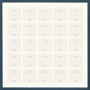 Farrow & Ball Painted 25 Multi Aperture Ribbed Frame