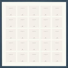 Farrow & Ball Painted 25 Multi Aperture Ribbed Frame