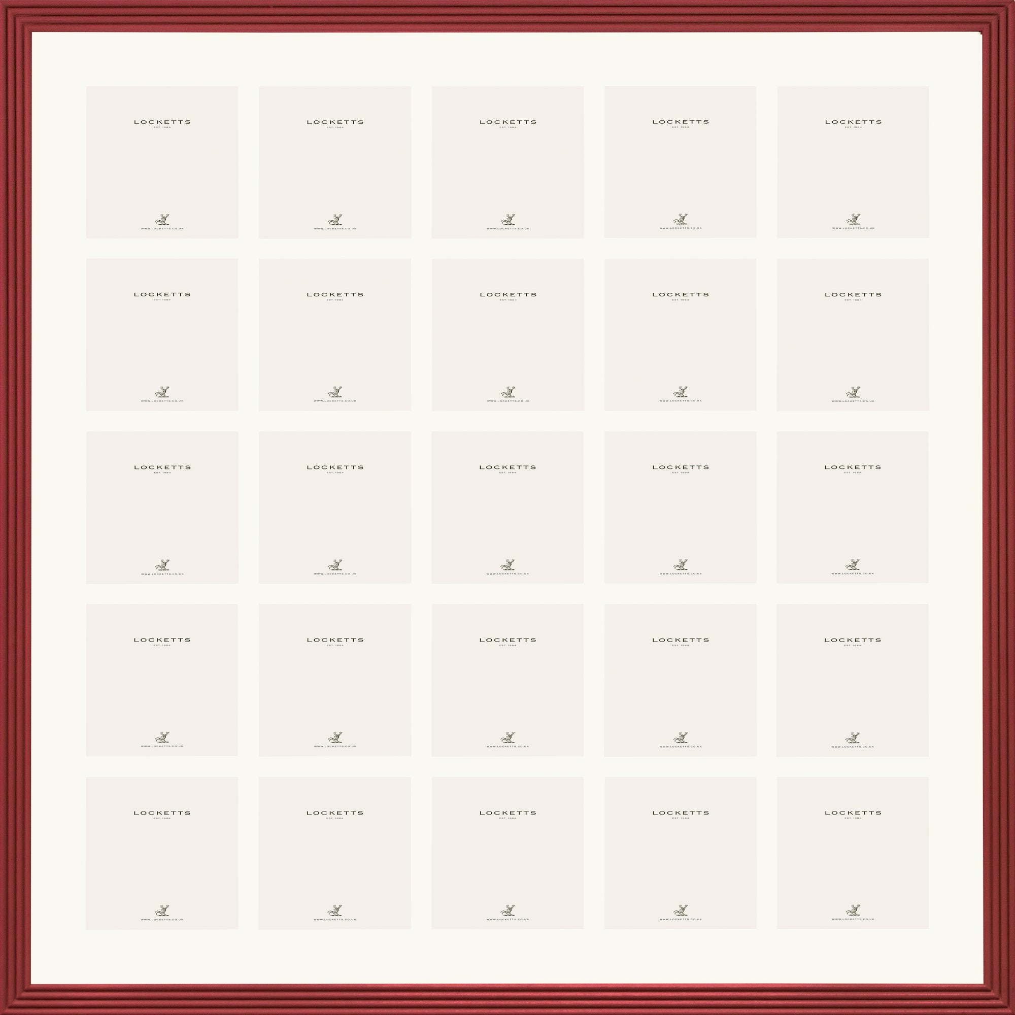 Farrow & Ball Painted 25 Multi Aperture Fluted Frame