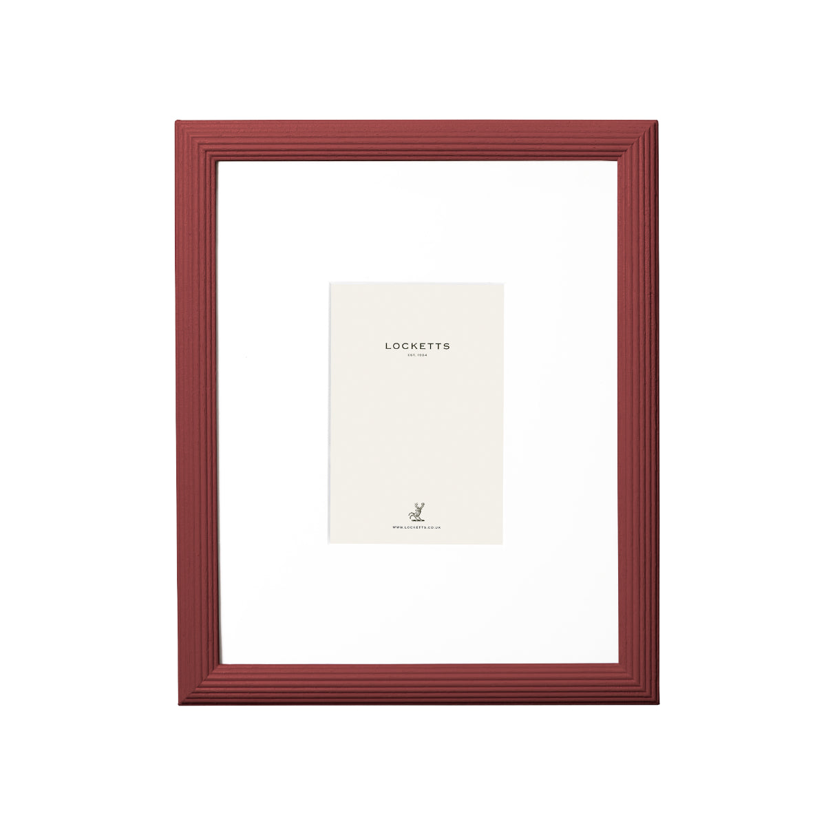 Farrow & Ball Painted Ribbed Mounted Frame