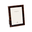 Inlaid Striped Ebony Photo Frame