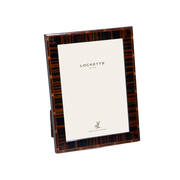 Inlaid Striped Ebony Photo Frame