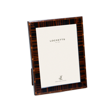 Inlaid Striped Ebony Photo Frame