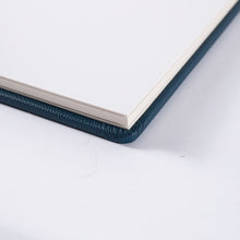Luxury Leather Presentation Photo Album Marine Blue