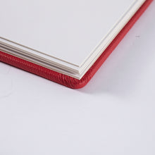 Luxury Leather Presentation Photo Album Flame Red