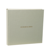 Large Square Linen Photo Album