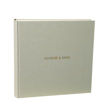 Large Square Linen Photo Album