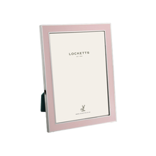 Light Pink Enamel Silver Frame