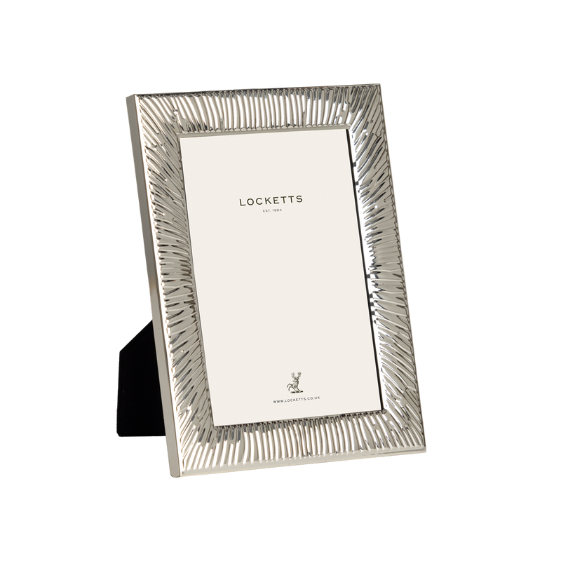 Linear Silver Photo Frame