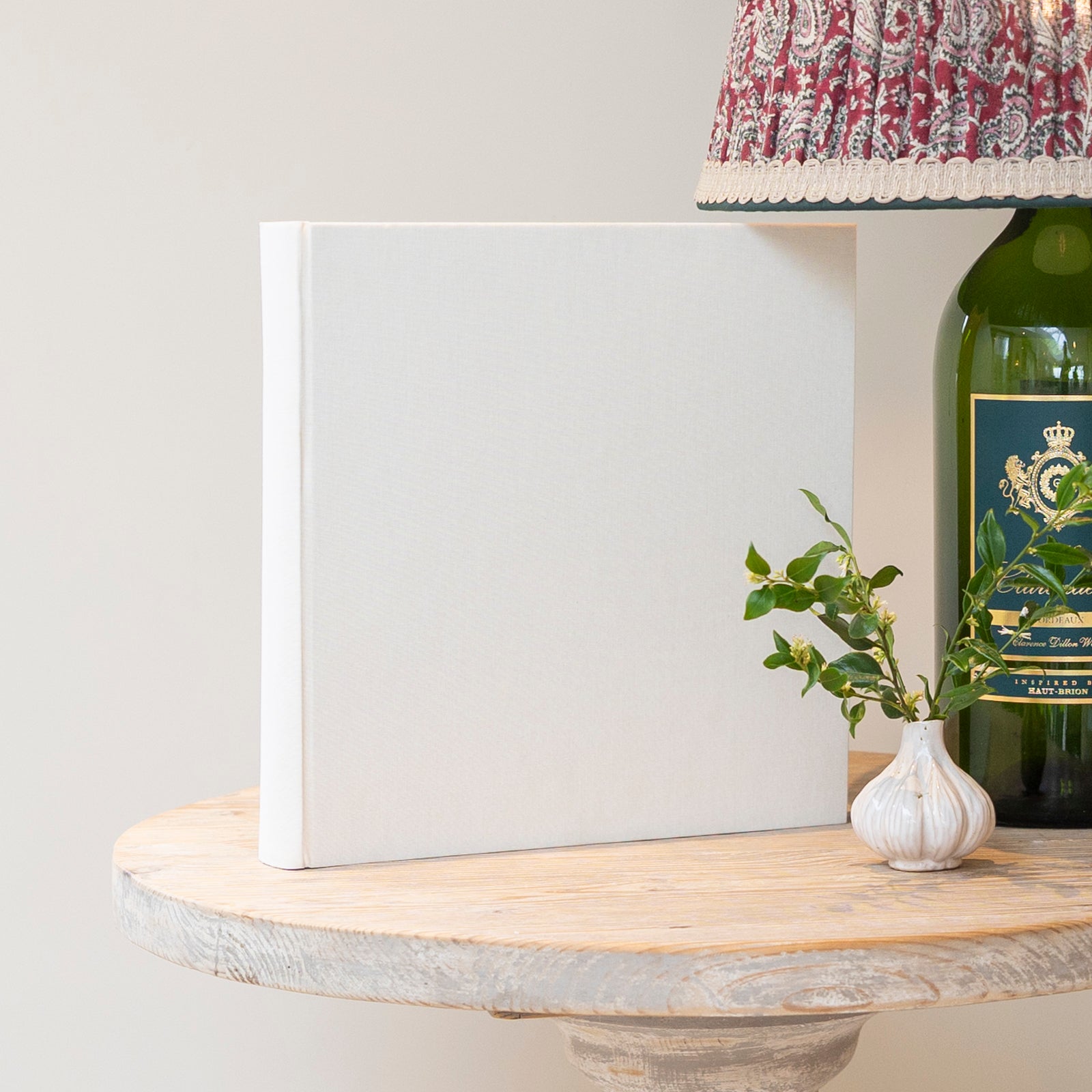 Large Square Linen Photo Album