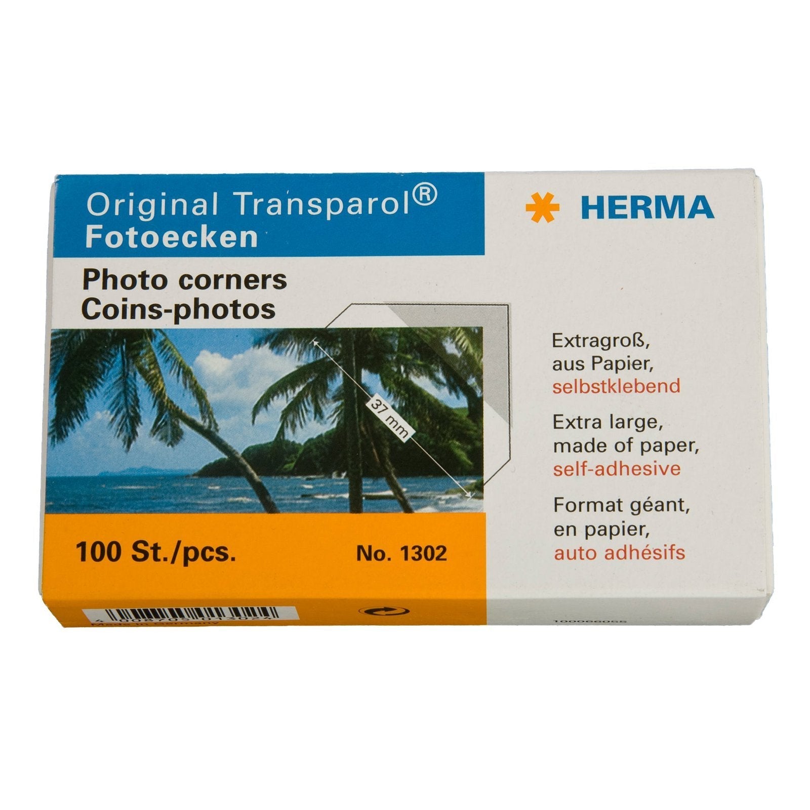 Herma Large Transparent Photo Corners