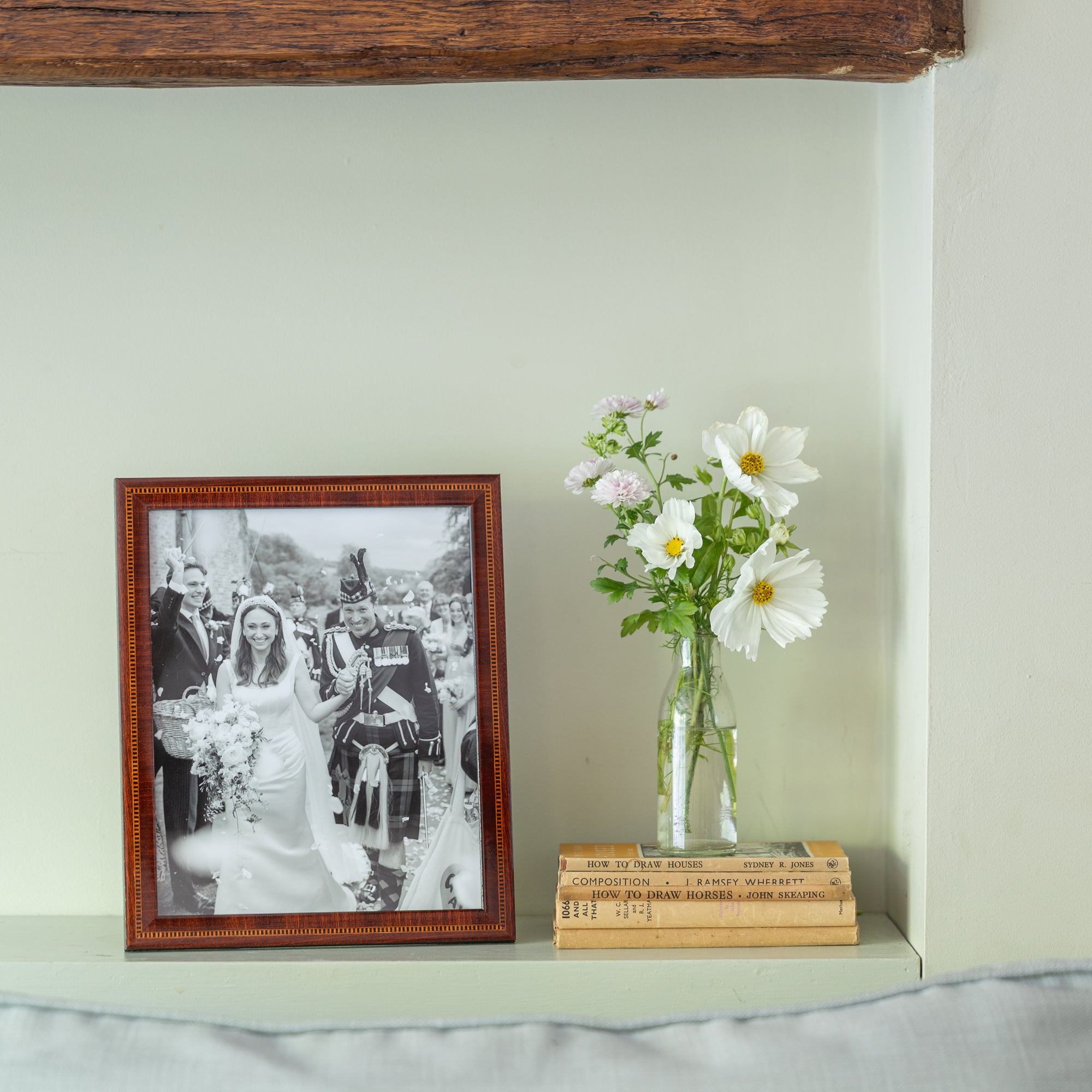 Maple Yew Chequered Inlay Photo Frame