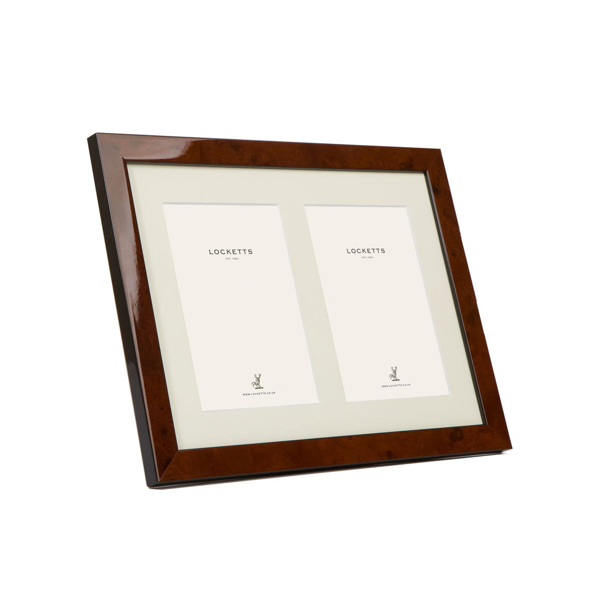 Maple Double Mounted Medium Photo Frame
