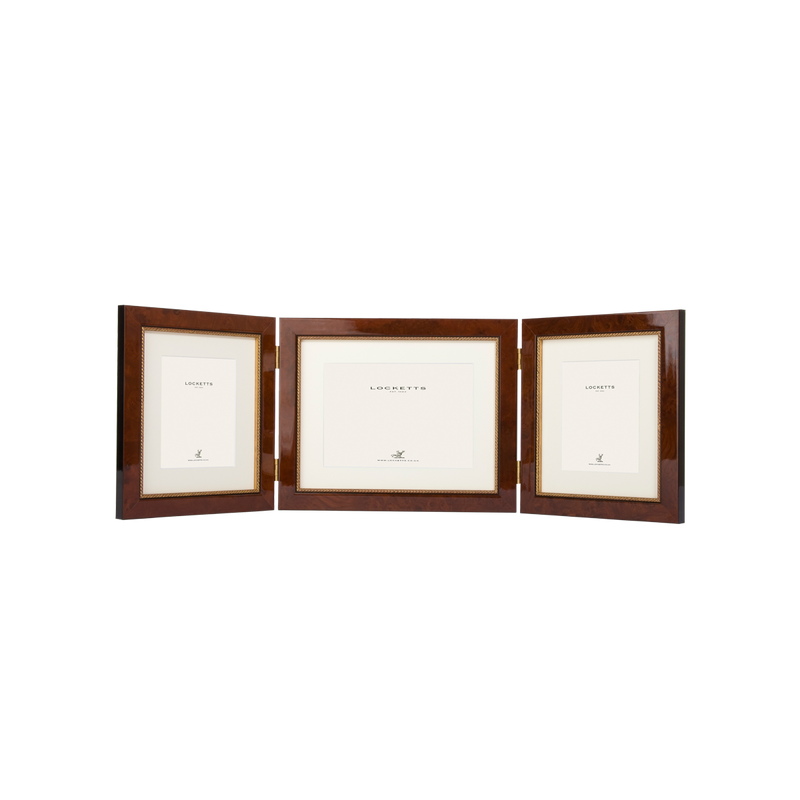 Maple Rope Triple Special Hinged Mounted Photo Frame