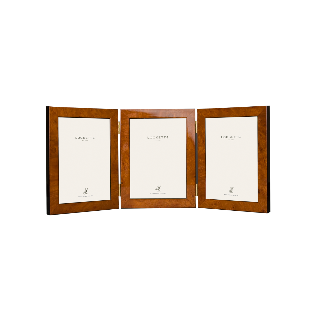 Maple Triple Hinged Medium Photo Frame