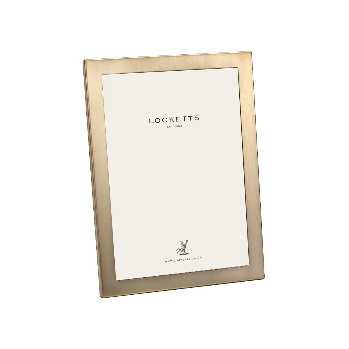 Matte Gold Frame With Squared Corners