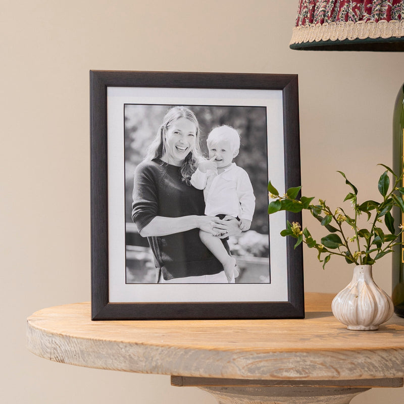 Contemporary Wooden Mounted Medium Photo Frame 10x8