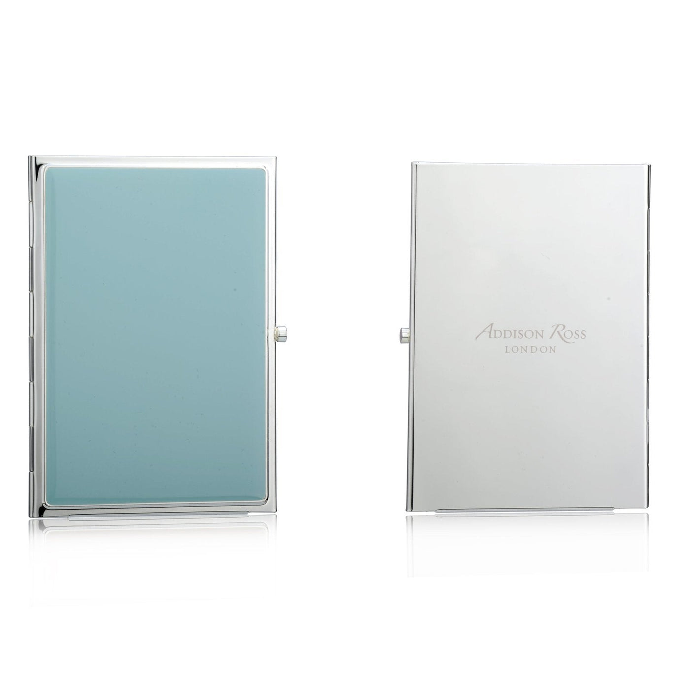 Pale Blue Mini Enamel Travel Photo Frame