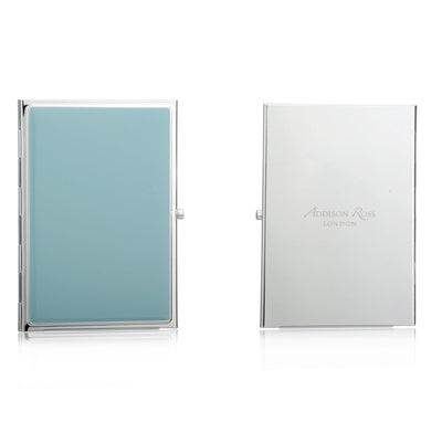 Pale Blue Mini Enamel Travel Photo Frame