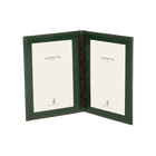 Moroccan Leather Double Travel Photo Frame