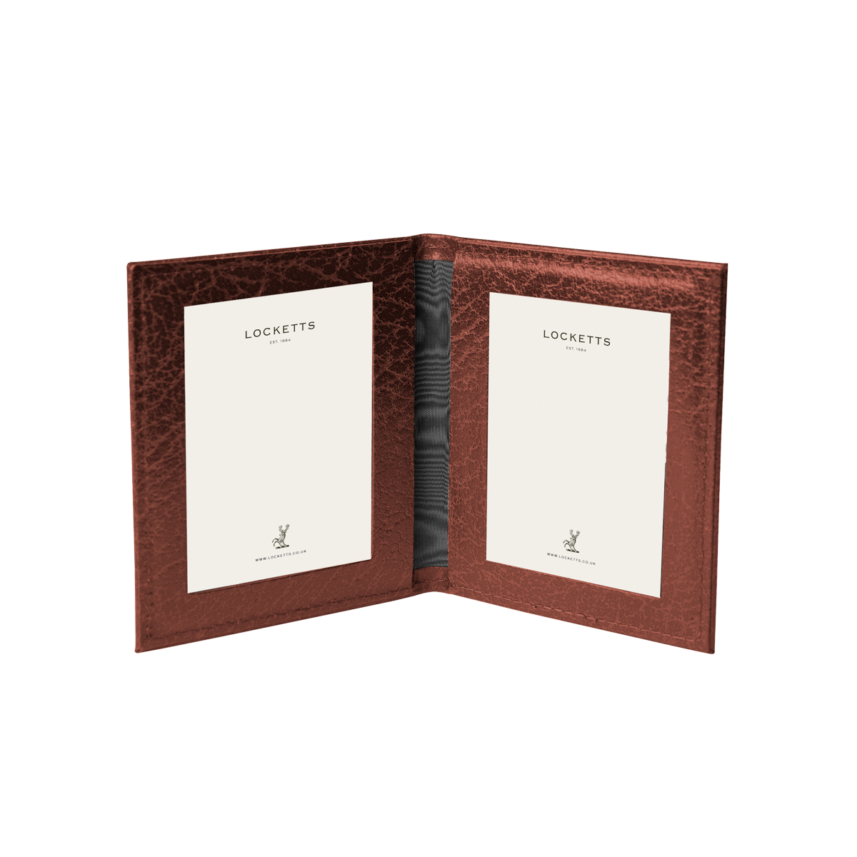 Moroccan Leather Double Travel Photo Frame