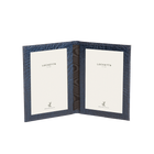 Moroccan Leather Double Travel Photo Frame