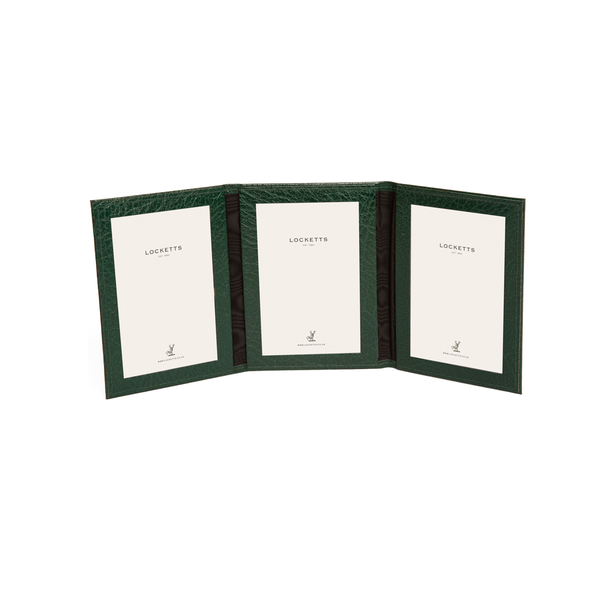 Moroccan Leather Triple Travel Photo Frame