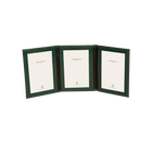 Moroccan Leather Triple Travel Photo Frame